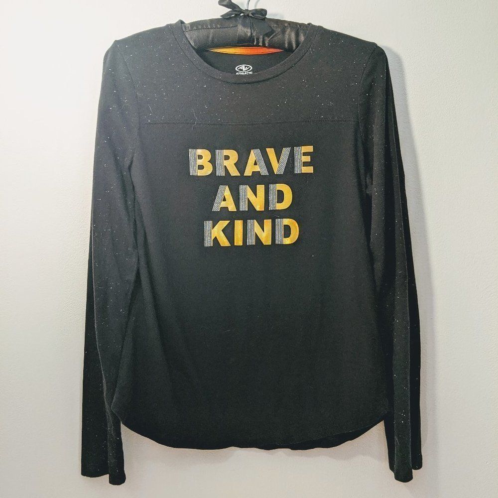 Athletic Works Girls Brave + Kind Shirt Size 14/16